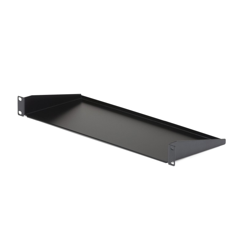 StarTech CABSHELF1U 19-Inch Fixed Universal Server Rack Cabinet Shelf 1U - Heavy Duty Steel