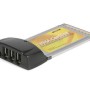 3-Port CardBus 1394A FireWire Adapter Card - Digital Video Editing Kit