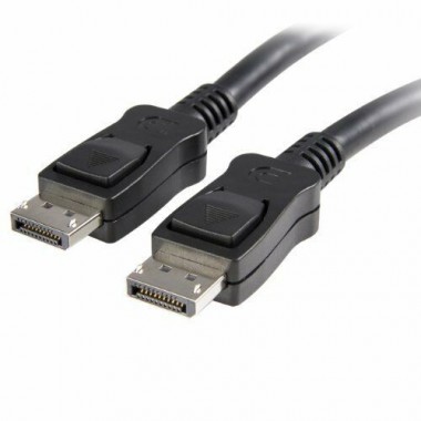 15-Foot Displayport to Displayport Cable with Latches M/M