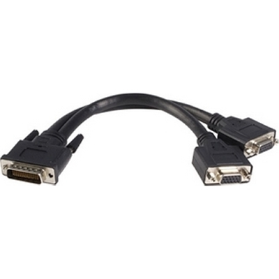 StarTech DMSVGAVGA1 8-Inch Dms 59 to Dual VGA Cable Adapter Dms 59 M to 2xvga F