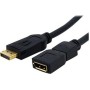 6-Foot M/F Latching Gold Plated Display Port Video Extension Cable