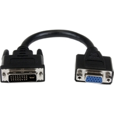 StarTech DVIVGAMF8IN 8-Inch DVI to VGA M/F Dongle Cable Adapter