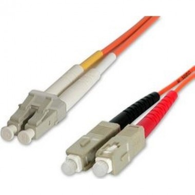 1-Meter Duplex Fiber LC/SC 62.5/125 Patch Cable