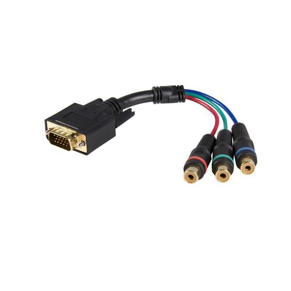 StarTech HD15CPNTMF 6-Inch RCA HD15 M/F to Component Breakout Cable Adapter