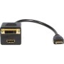 HDMI to HDMI/DVI M/F Splitter Cable