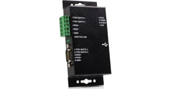 StarTech ICUSB422IS Metal Industrial USB to RS422 RS485 Serial Adap ...