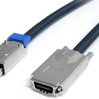2-Meter External Serial Attached SCSI SAS Cable - SFF-8470 to SFF-8088