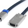 2-Meter External Serial Attached SCSI SAS Cable - SFF-8470 to SFF-8088