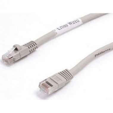 100-Foot Grey Cat5e Molded Patch Cord RJ45 Patch Cable