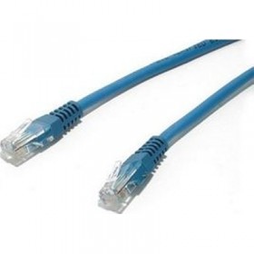 50-Foot Blue Molded RJ45 Cat5e Patch Cable 24awg 350mhz