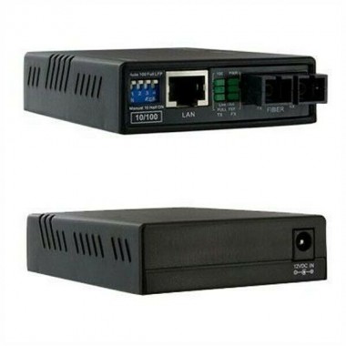 10/100 Fiber to Multi Mode Ethernet Media Converter SC 2km