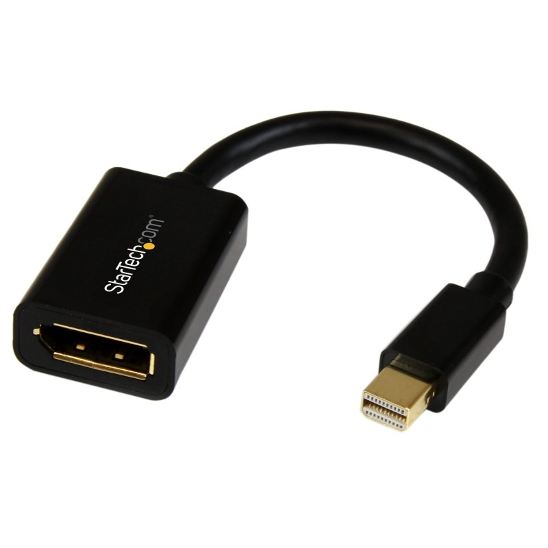 StarTech MDP2DPMF6IN Mini DisplayPort to DisplayPort Adapter - 4K x 2K UHD Video - Mini DP to DP Converter - Mini DisplayPort to DisplayPort 1.2 Adapter - mDP PC/Computer to DP Monitor/Display StarTech MDP2DPMF6IN Mini DisplayPort to DisplayPort Adapter - 4K x 2K UHD Video - Mini DP to DP Converter - Mini DisplayPort to DisplayPort 1.2 Adapter - mDP PC/Computer to DP Monitor/Display
