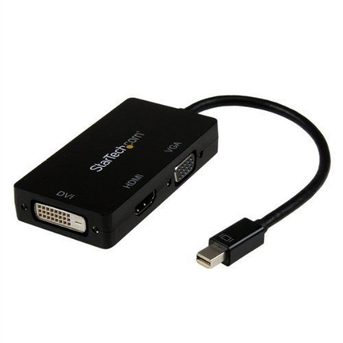 StarTech MDP2VGDVHD 3-in-1 Mini Displayport to VGA DVI HDMI Adapter