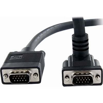 StarTech MXT101MMHD15 15-Foot VGA M/M Hi-res Hd15 Sxga Mntr Cable with 90 Degree Angled Conn