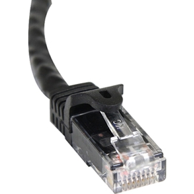 StarTech N6PATCH100BK 100-Foot Cat6 Black Gigabit RJ45 UTP Patch Cord