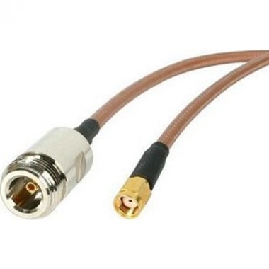 1-Foot N Female to RP-SMA Wireless Antenna Adapter Cable