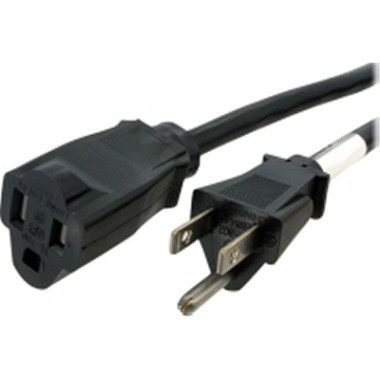 15-Foot NEMA 5-15r to NEMA 5-15p Power Cord Extension