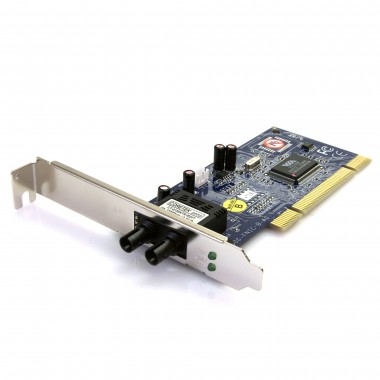 100MBPS Ethernet MM ST Fiber Optic PCI Card