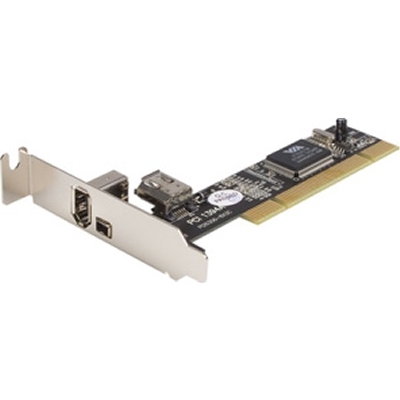 StarTech PCI1394_2LP 2-Port Firewire 1394 PCI LP 2-6pinf Ext 1-6pinf Int Win Mac