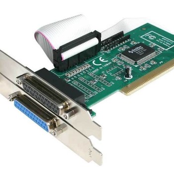 2-Port PCI Parallel Adapter Card IEEE 1284 PCI Db25 Card