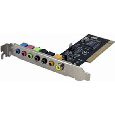 StarTech PCISOUND7 Surround Sound PCI 7.1 24-bit Sound Card with Digital Coax Out