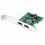 2-Port Firewire 400 PCIe Card with Dual 400Mbps Ports