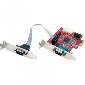 2-Port PCIe Serial Card Dual Port Serial RS232 Card 16950