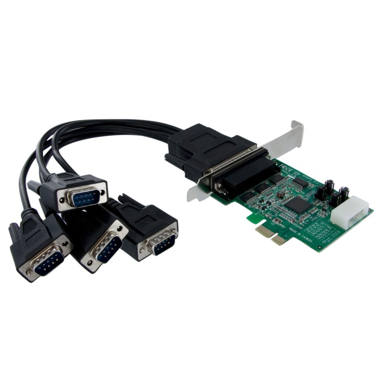 StarTech PEX4S952 4-Port PCIe Serial Card Serial RS232 Card 16950
