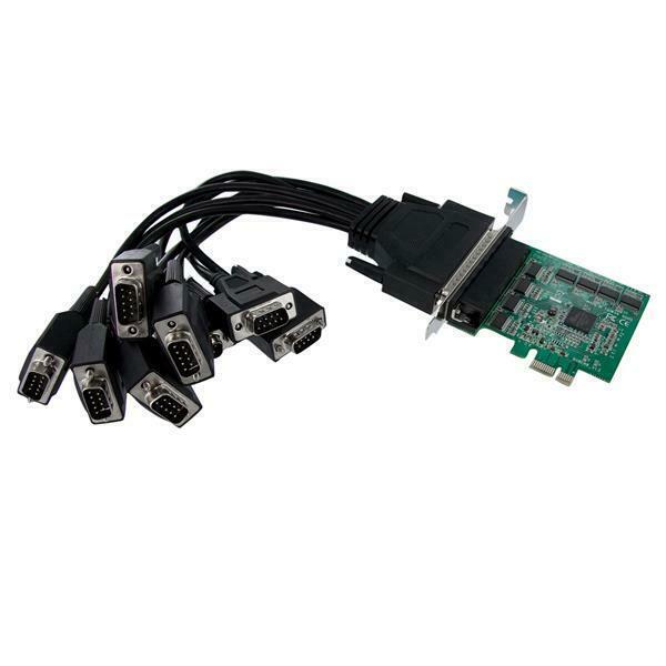 StarTech PEX8S952 8-Port PCIe Serial Adapter Card Serial RS232 Card
