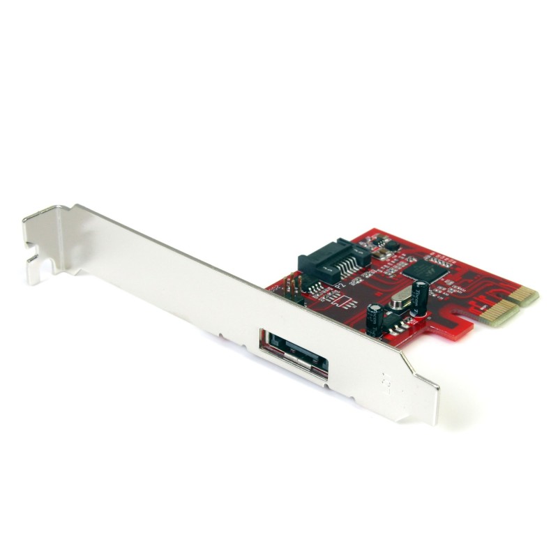 StarTech PEXSAT31E1 PCI Express SATA Controller Card with 1 eSATA and 1 SATA 6 Gbps Ports StarTech PEXSAT31E1 PCI Express SATA Controller Card with 1 eSATA and 1 SATA 6 Gbps Ports