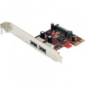 2-Port USB 3.0 PCIe Adapter Card with SATA Power