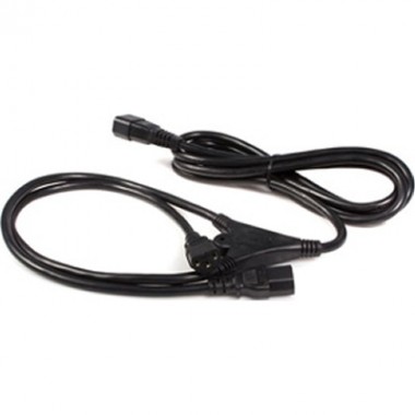 10-Foot Power Extension 320c14 to IEC 320c13 X2 Y Cable