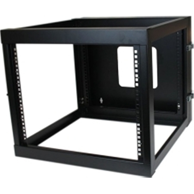 StarTech RK819WALLOH 8U Hinged WallMount Open Frame Cabinet Server Rack