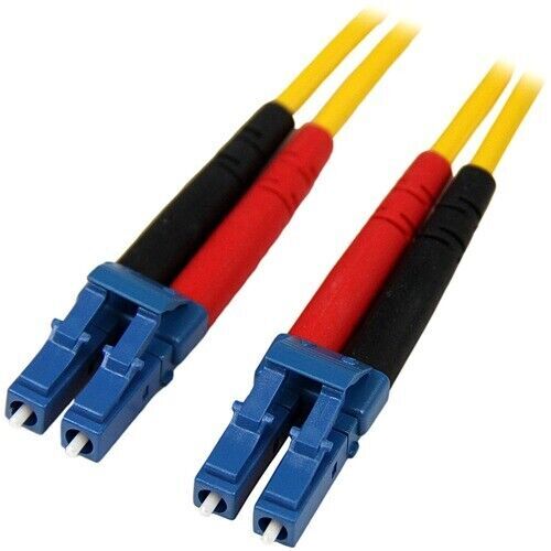 StarTech SMFIBLCLC1 1-Meter Fiber Optic LC/LC SM 9/125 Duplex Patch Cord Lszh