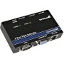 4-Port VGA over CAT5 Extender 500-Foot (150m) Video Extender