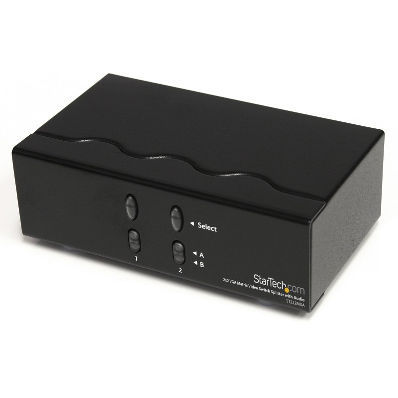 StarTech ST222MXA VGA 2x2 250MHz Matrix Video Switch Splitter with Audio