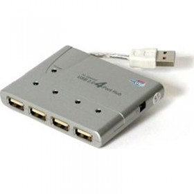 4-Port USB 2.0 Hub Portable External USB Hub