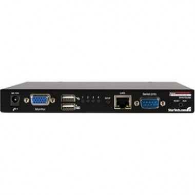 4-Port USB VGA IP KVM Switch RackMount Virtual Media