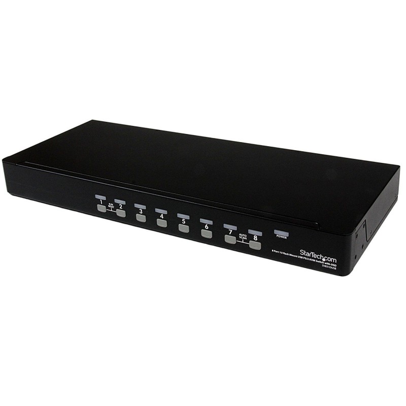 StarTech SV831DUSB 8-Port USB PS2 KVM Switch 1U RackMount with OSD