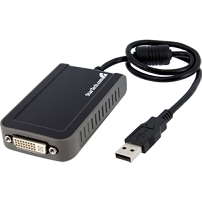 StarTech USB2DVIE2 USB to DVI Adapter Multi Monitor External Video Card Adapter