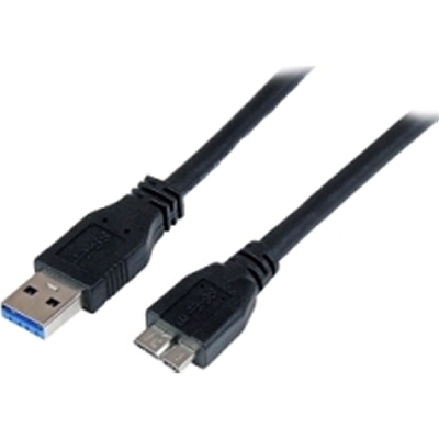 StarTech USB3CAUB1M 1-Meter Certified Superspeed USB 3.0 Micro B Cable Cord A/b