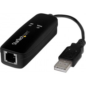 USB 2.0 Fax Modem - 56K External Hardware Dial up V.92 Modem/Dongle/Adapter - Computer/Laptop Fax Modem - USB to Telephone Jack - USB Data Modem - Network Fax/CMR/POS