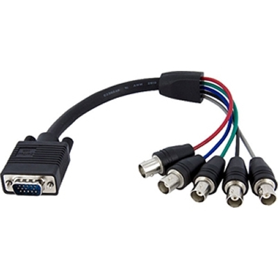 StarTech VGABNCMF1 Monitor Cable VGA to 5 BNC Hd15 to BNC Rgbhv