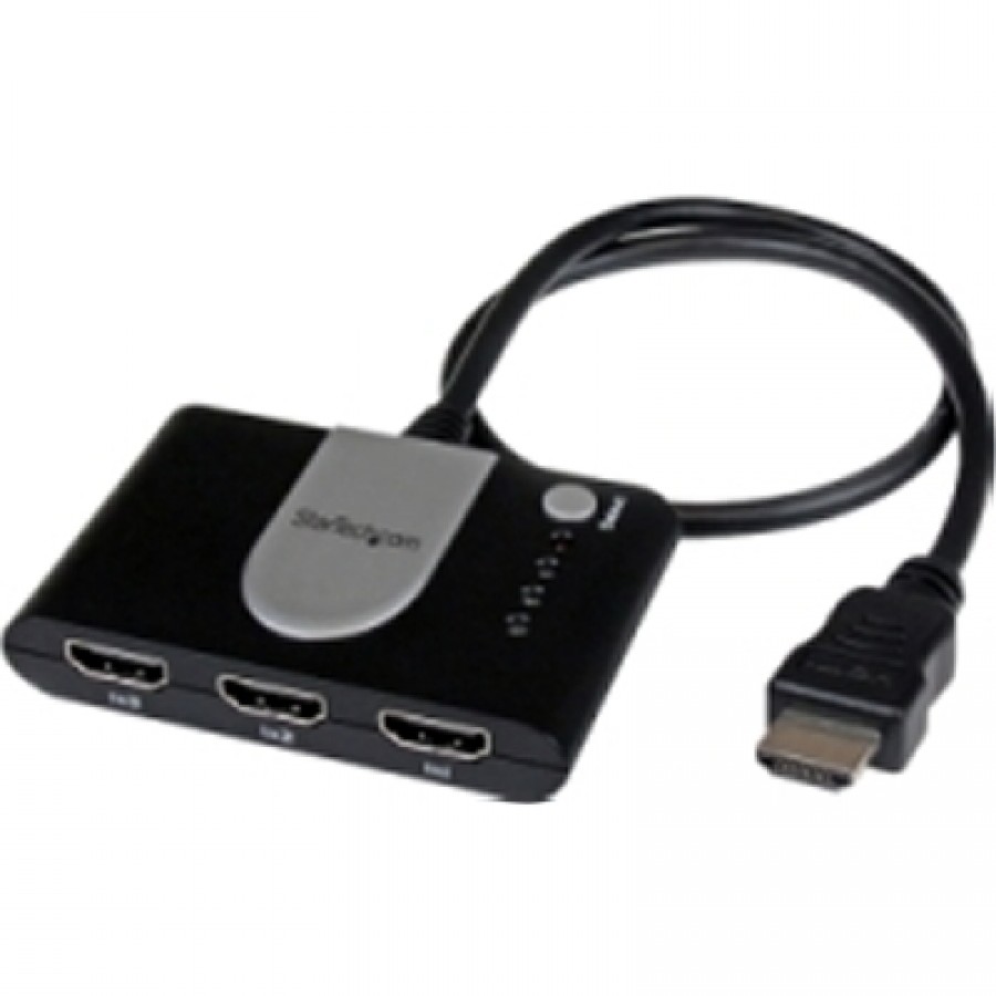 Specificitet defekt tynd StarTech VS123HD 3x1 HDMI Switch with Automatic Switching