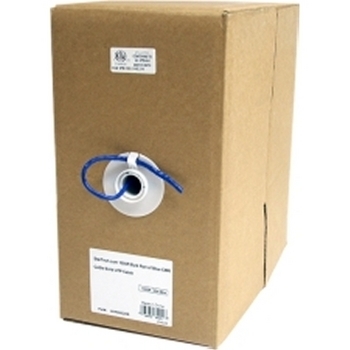 1000-Foot Cat5e Bulk Cable Blue Cmr Solid RJ45 LAN Wire