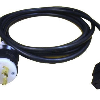 AC Input Power Cord, 16A Americas NEMA L6-20P to IEC320-C19 4-Meter
