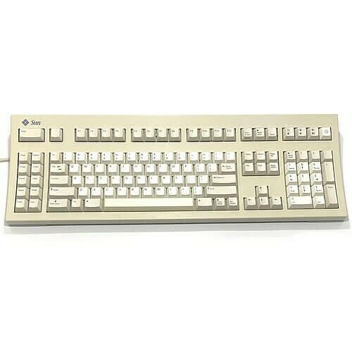 Sun Microsystems 320-1234 Keyboard, Type 5c, Mini-DIN, US/UNIX, with 7-Foot Cable