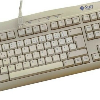 Keyboard, Type-6, Mini-Din, with 7ft., Cable, US