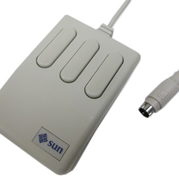3-Button Mouse, Optical, Type-4, CPI, with Mini-Din