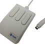 3-Button Mouse, Optical, Type-4, CPI, with Mini-Din